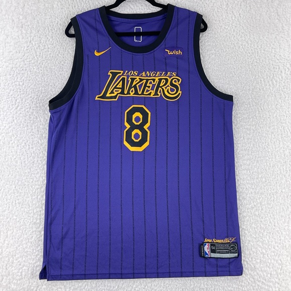 NBA‎ Los Angeles Lakers Kobe Bryant 8 Lore Series Jersey Purple Gold Size XXL - Picture 1 of 12